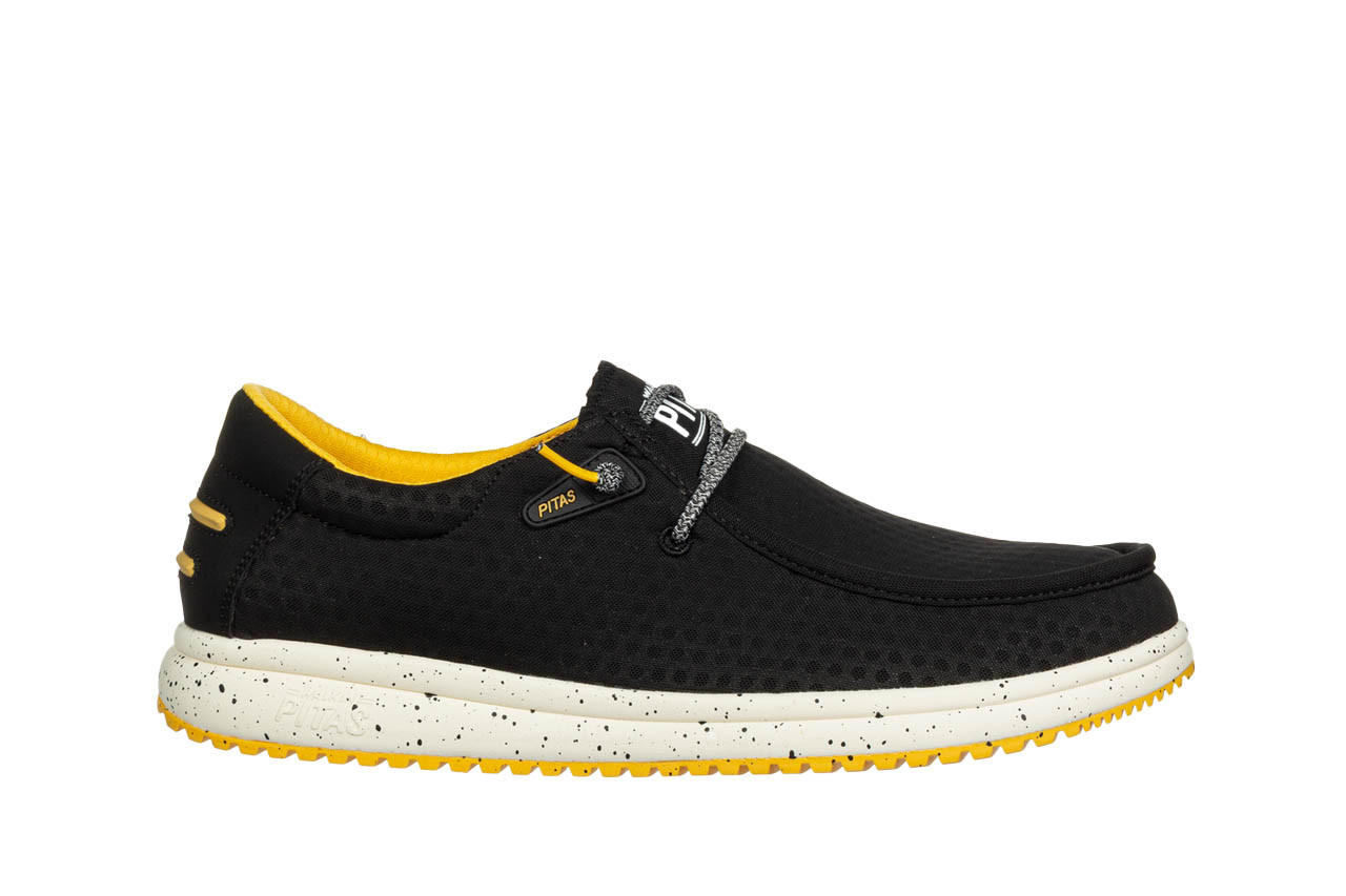 Półbuty walk in pitas hive negro 003305, czarny, materiał - buty męskie - mężczyzna 7