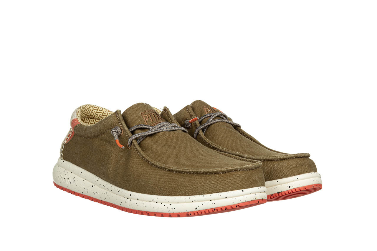 Półbuty walk in pitas nias camel 003312, zielony, materiał - buty męskie - mężczyzna 8