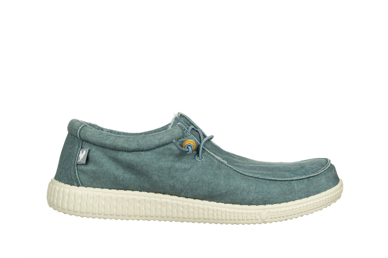 Półbuty walk in pitas wp150 wallabi washed aqua 003320, niebieski, materiał - walk in pitas - nasze marki 7