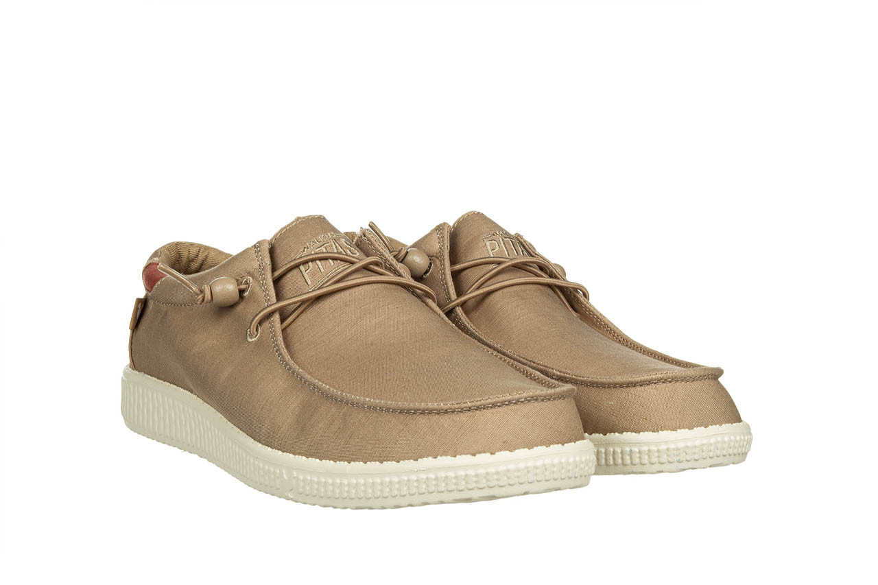 Półbuty walk in pitas wp150 willy beige 003324, beżowy, materiał 8