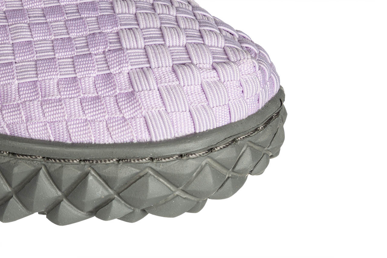 Sandały rock over sandal violet, fioletowy, materiał - sandały - buty damskie - kobieta 13