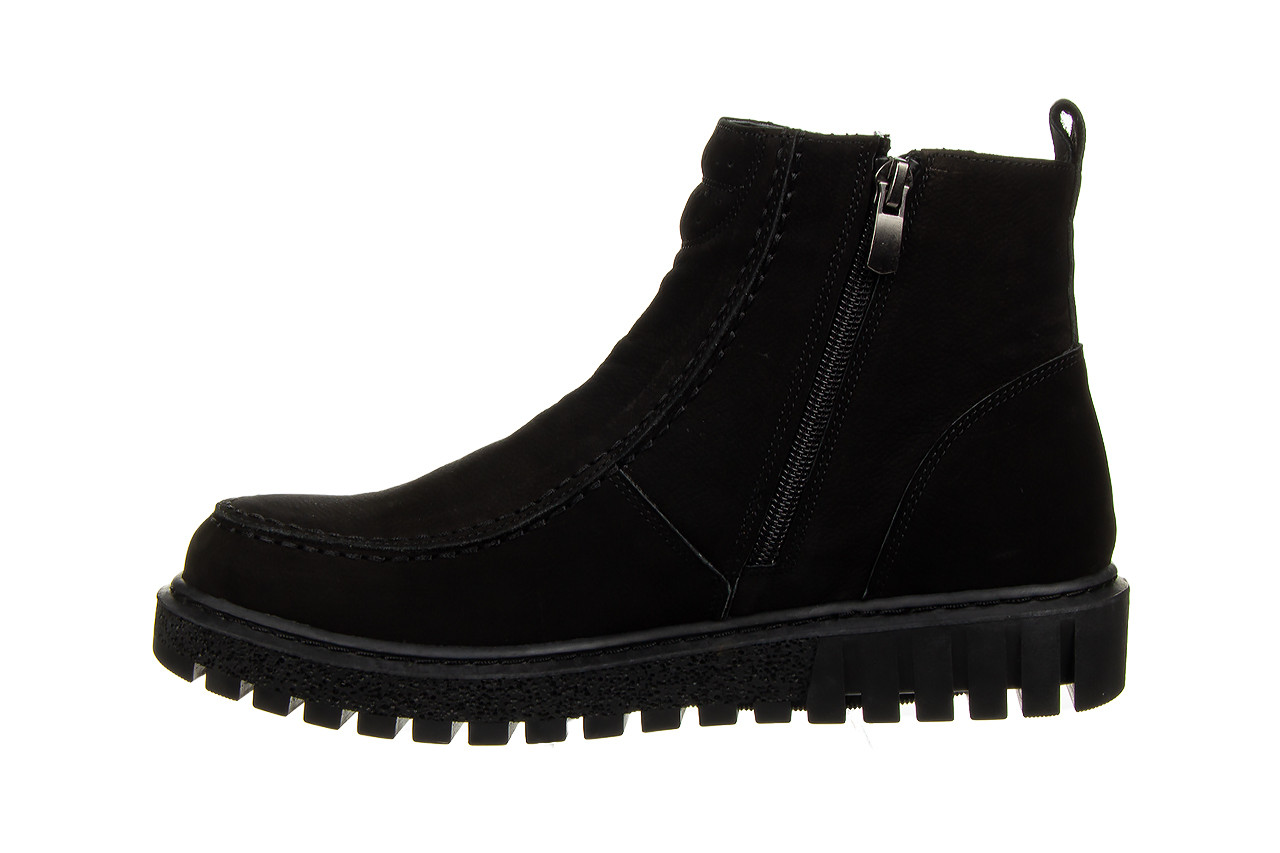 Botki bayla-161 191 425 black nubuck 161643, czarny, skóra naturalna  - sale 9