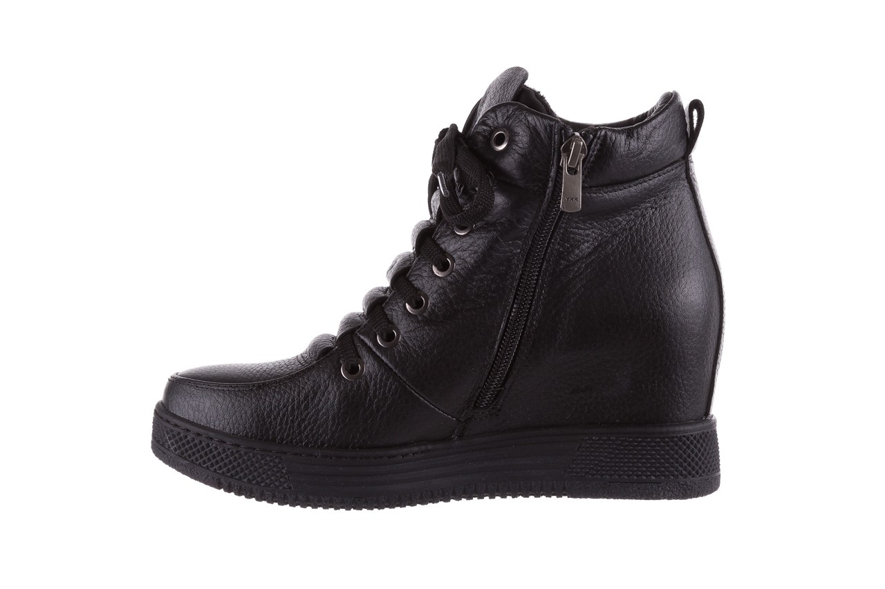 Sneakresy bayla-112 0235-io-20 czarne sneakersy, skóra naturalna  - bayla exclusive - trendy - kobieta 9
