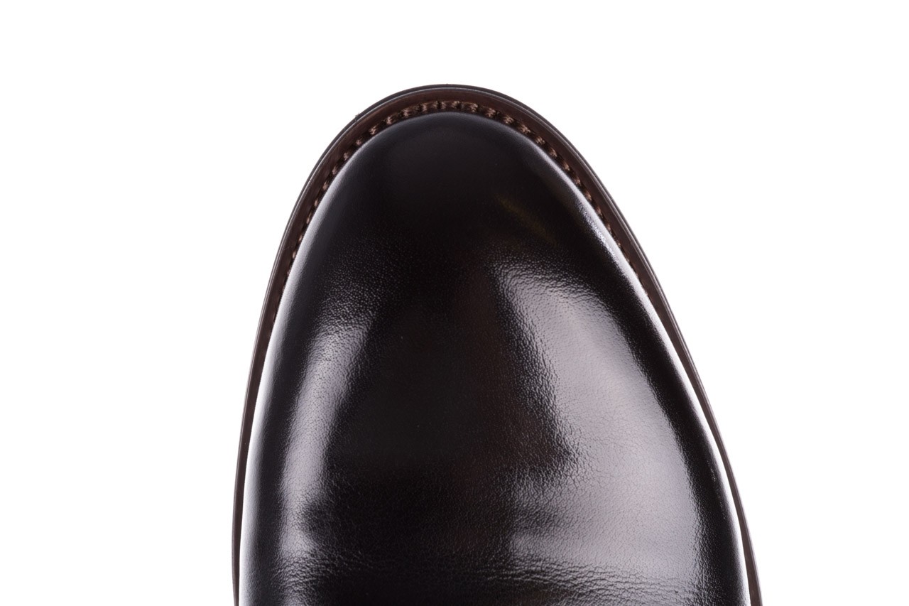 Trzewiki brooman l9002-26-a13-r black, czarny, skóra naturalna  - sale - buty męskie - mężczyzna 15