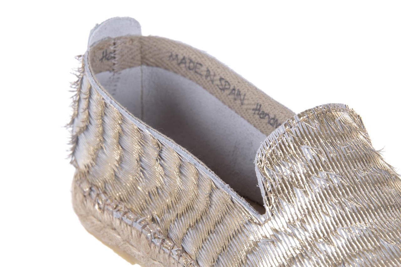 Espadryle bayla-115 107730 oro, złoty, materiał - bayla - nasze marki 13