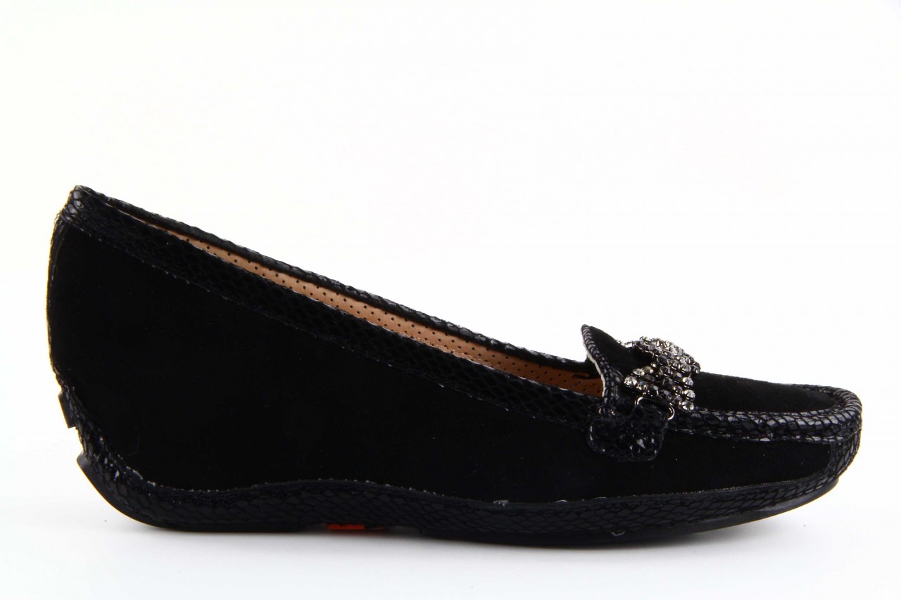 Bayla fl158-3 black kid suede snake - bayla - nasze marki 8