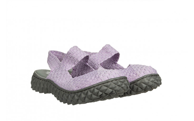 Sandały rock over sandal violet, fioletowy, materiał - sandały - buty damskie - kobieta 1