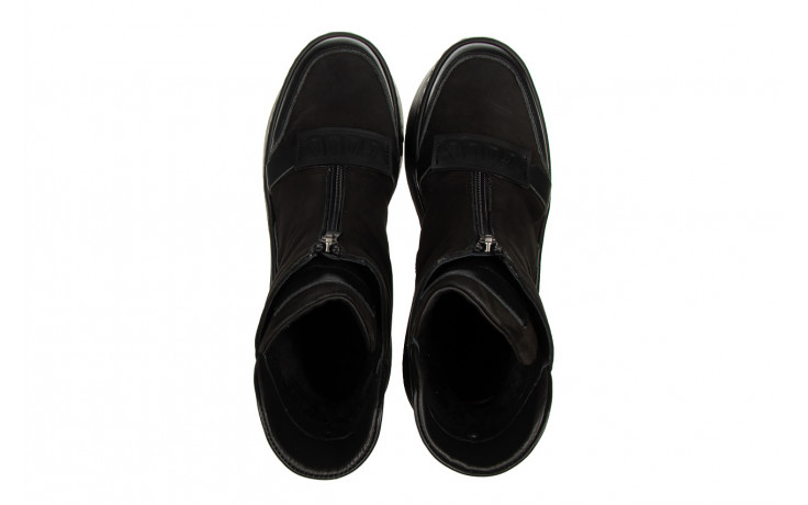 Botki bayla-161 194 688 01 60 black nubuck 161647, czarny, skóra naturalna - sale 6