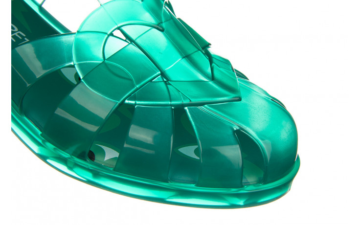 Sandały melissa heart sandal capetos ad green transparent 010407, zielony, guma 5