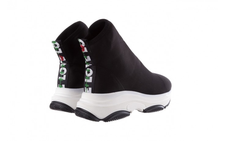 Sneakersy bayla-155 001-002 czarne sneakersy 19, czarny, materiał - bayla exclusive - trendy - kobieta 3